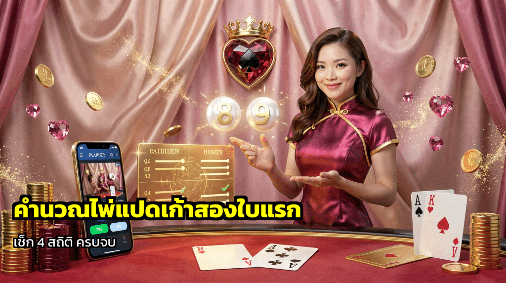 คำนวณไพ่แปดเก้าสองใบแรก
